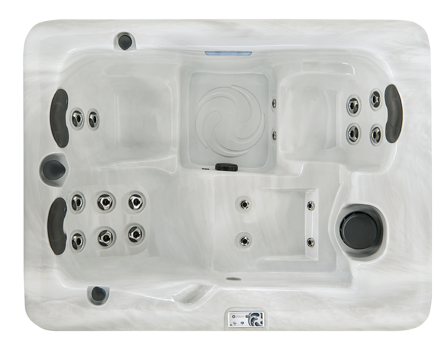 rectangle hot tub design view