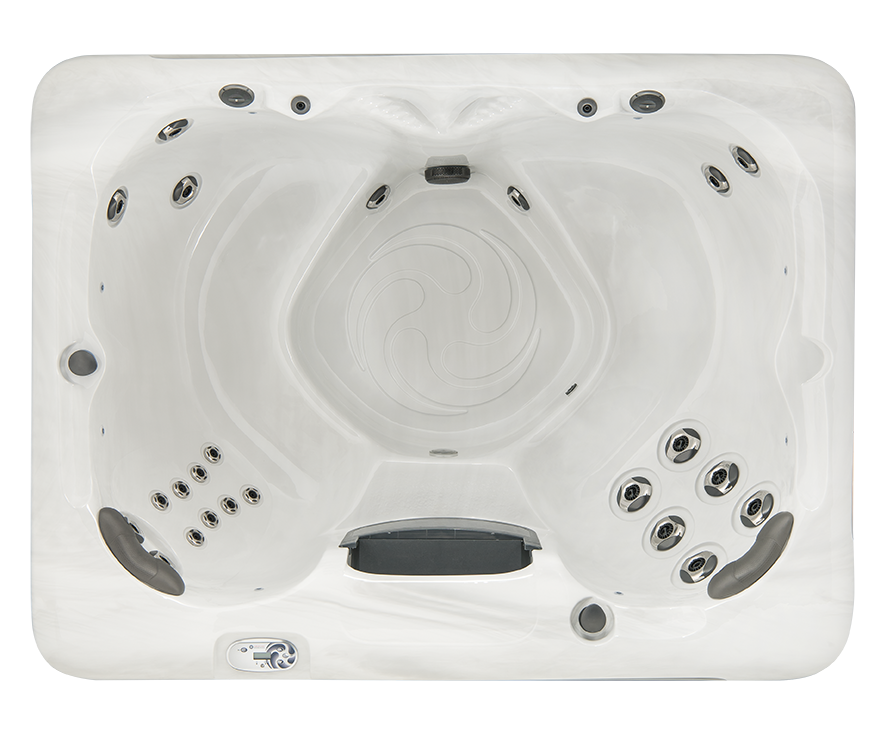 rectangle hot tub design view